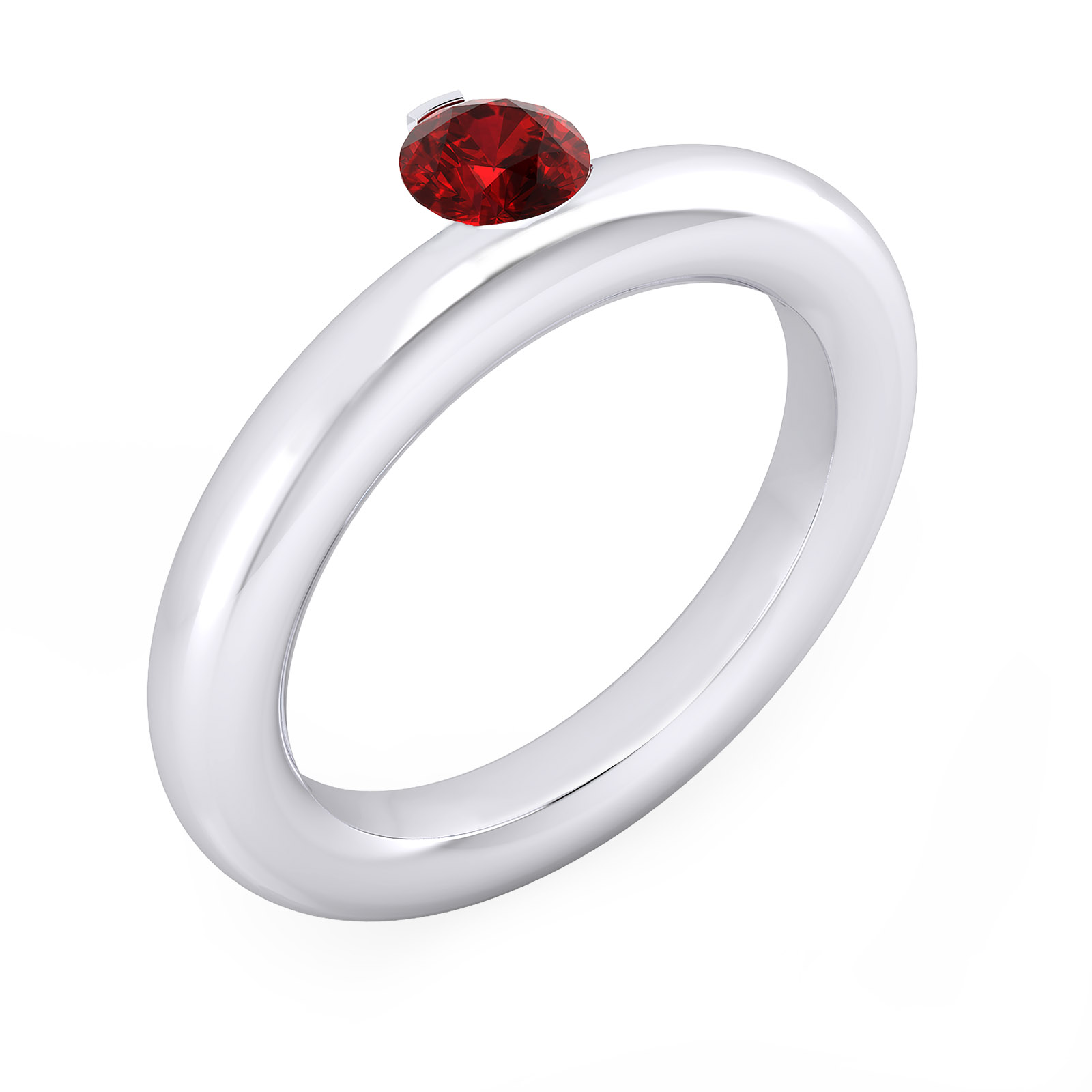 White gold engagement rings natural burma ruby
