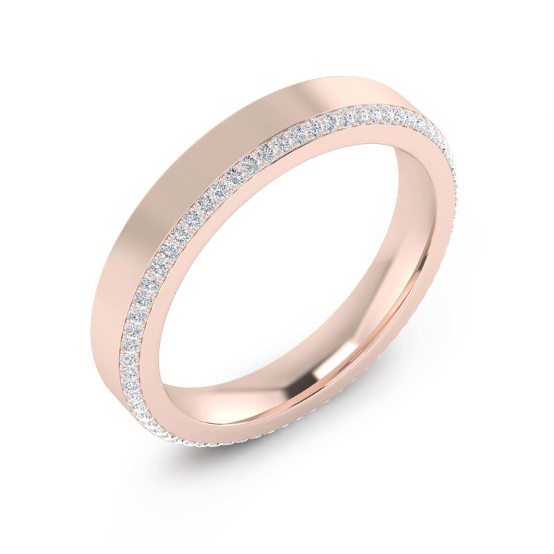 anillos de boda de oro rosa