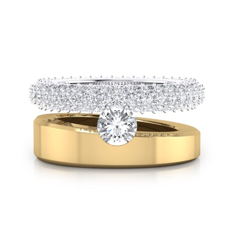 anillos de diamantes modernos